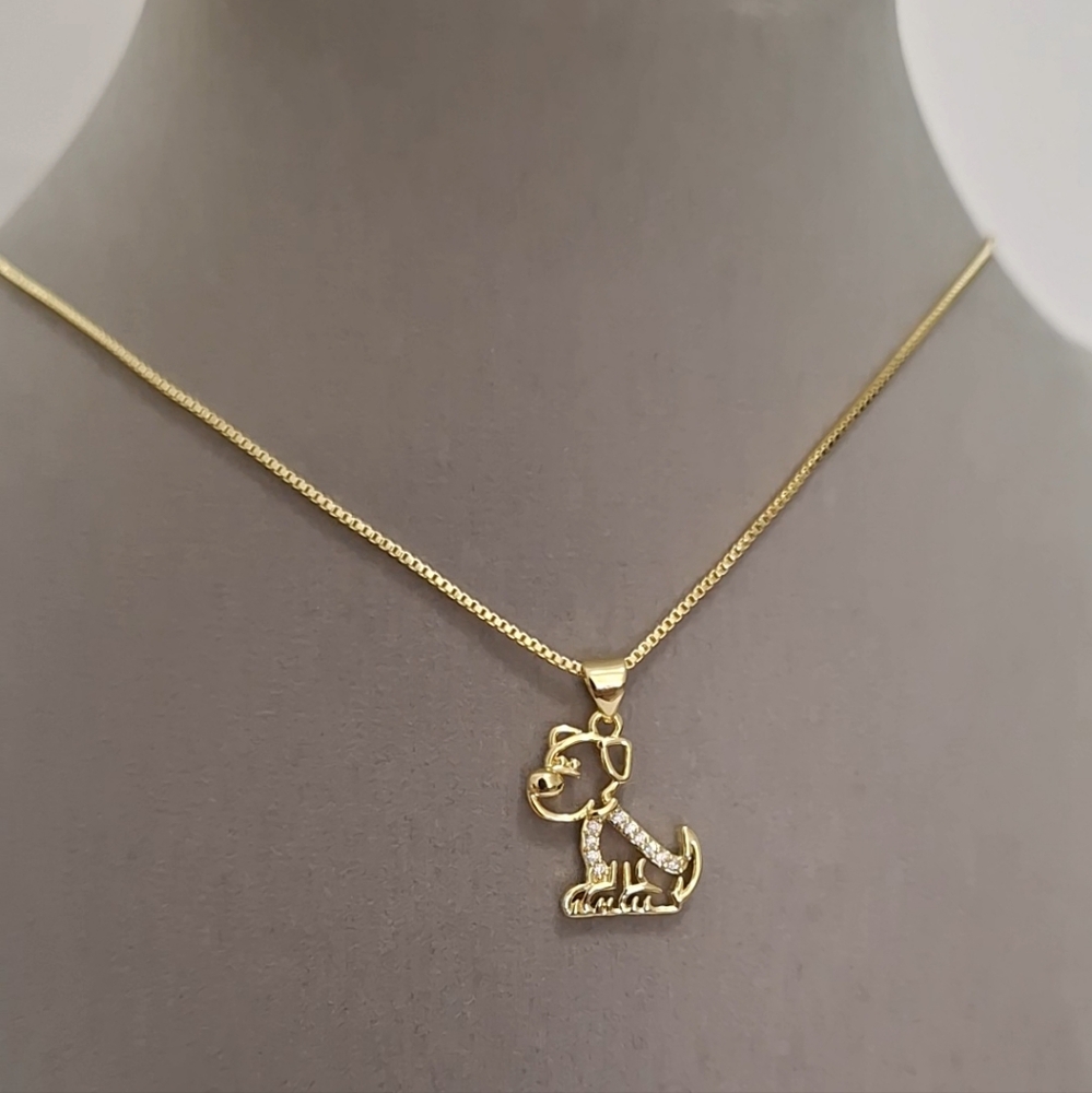 Dog shape necklace